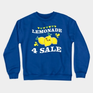 Lemonade For Sale - Cute Lemonade Stand Lemon Summer Crewneck Sweatshirt